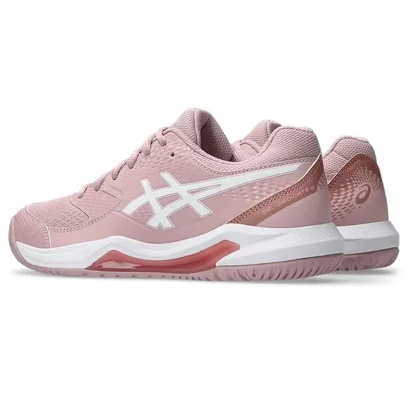 NEW ASICS Gel Dedicate 8 Tennis Shoes Pink Morganite White Women Size 8 Wide - Picture 4 of 16
